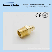 Barbed Connector Brass Hose End One Touch Pneumatic Pipe Fittings